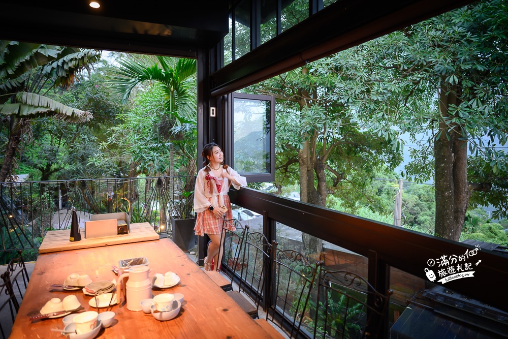 屏東景點|三地門居高風味餐廳|海拔500公尺的景觀玻璃屋,群山環繞的森林秘境!