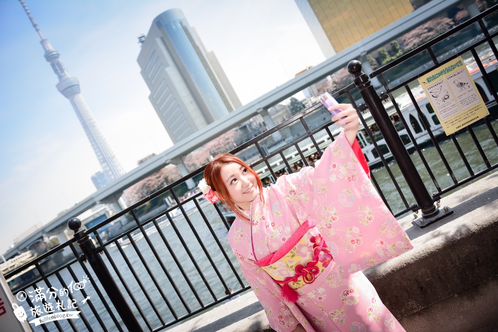 東京賞櫻景點【隅田公園】隅田川綿延一公里的櫻花大道,可順遊淺草寺&晴空塔更精彩!