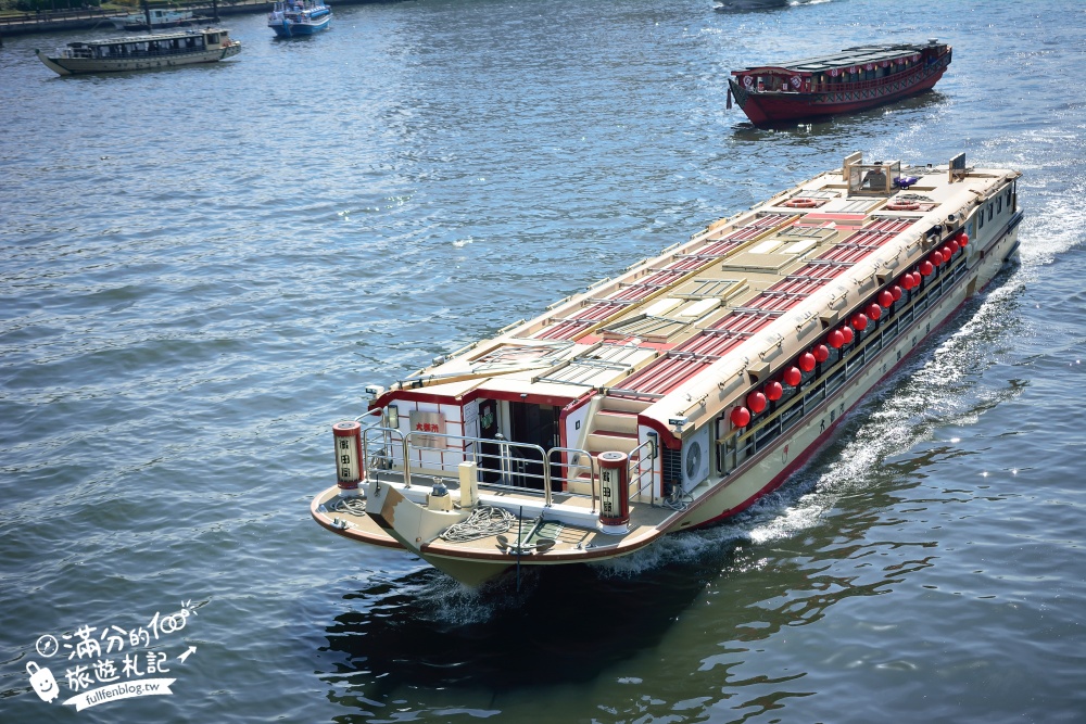 東京賞櫻景點【隅田公園】隅田川綿延一公里的櫻花大道,可順遊淺草寺&晴空塔更精彩!
