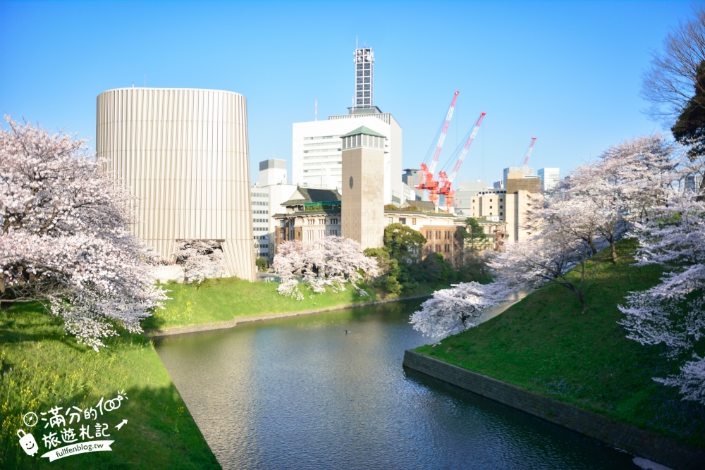 【東京櫻花推薦】千鳥之淵公園&北之丸公園櫻花季.被粉嫩櫻花包圍的夢幻湖畔!