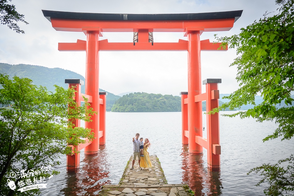 【2024箱根神社交通方式&玩樂攻略】箱根神社和平鳥居,蘆之湖上最美的紅色鳥居,箱根神社周邊景點推薦!