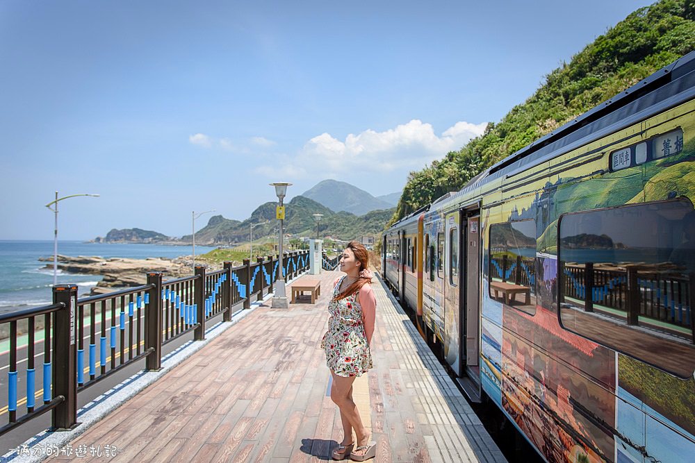 新北瑞芳景點》八斗子車站|北台灣最美的鐵道風光|搭火車望山看海去!
