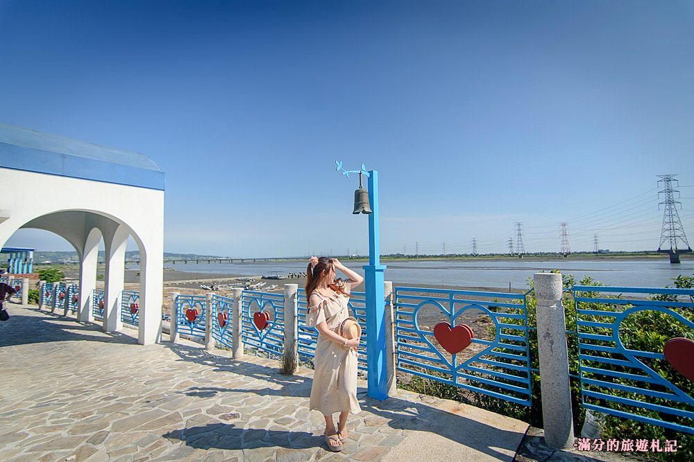台中龍井景點》麗水漁港 情侶約會 熱門婚紗取景地 麗水村浪漫的希臘邊境