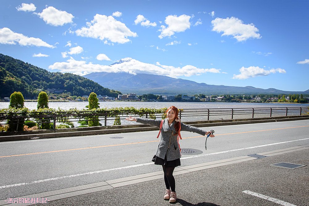日本河口湖景點》音樂盒森林美術館 花園裡望見富士山 歐風莊園裡最動人的交響樂章
