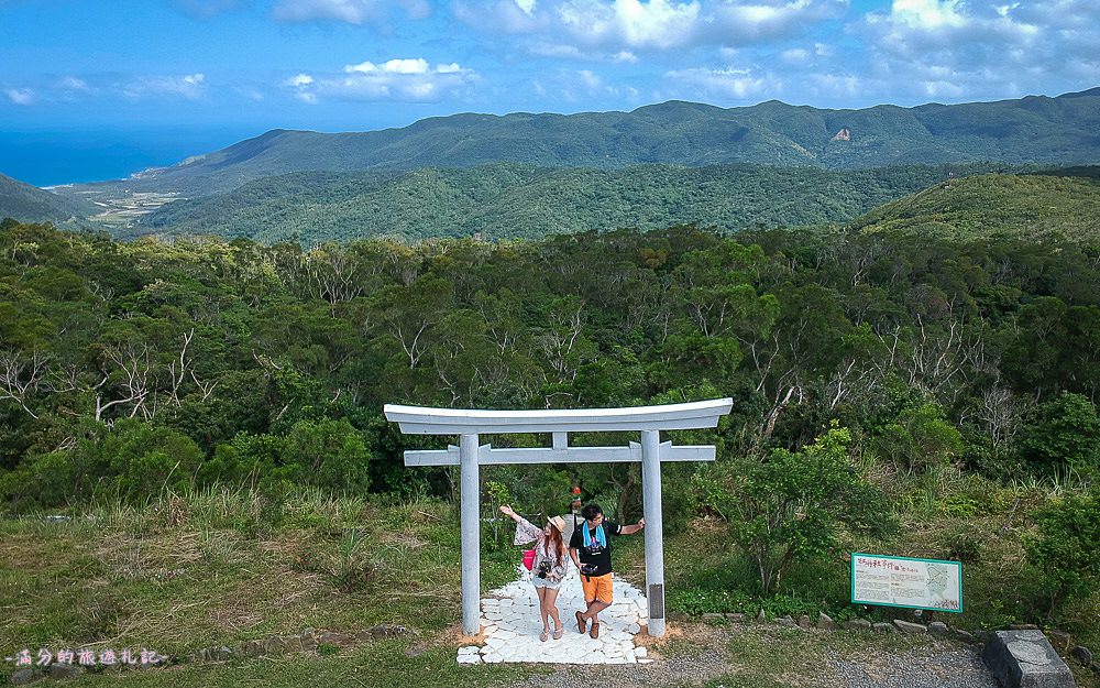 屏東牡丹景點》高士神社 南台灣最美的山中神社 登上白色鳥居就能望山看海~有如山中小仙境!