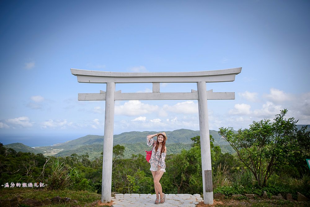 屏東牡丹景點》高士神社 南台灣最美的山中神社 登上白色鳥居就能望山看海~有如山中小仙境!