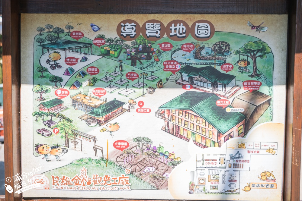 嘉義【金桔觀光工廠】民雄免門票親子景點！金桔DIY、樹屋溜滑梯、挑戰超桔迷宮～童趣十足的果園主題園區!