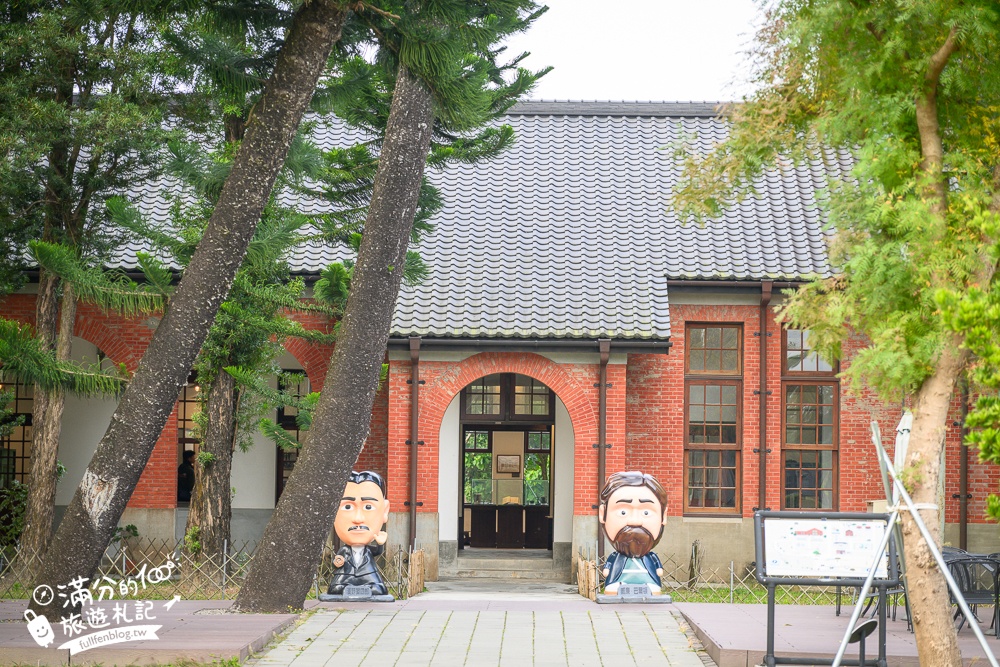 台南景點【台南山上花園水道博物館】淨水池區玩樂攻略,搭小火車遊逛日式建築~探索水道漫遊古堡之美！