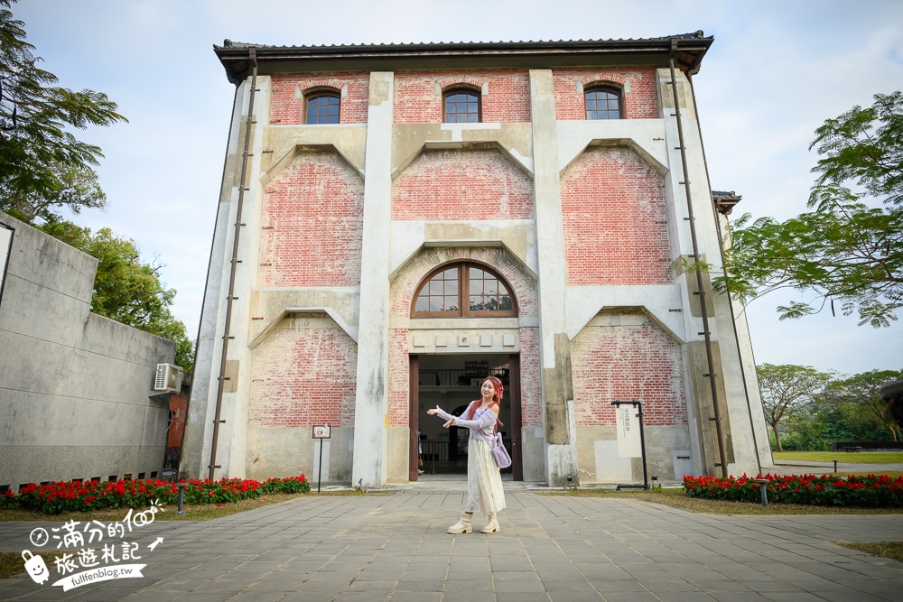 台南景點【台南山上花園水道博物館】淨水池區玩樂攻略,搭小火車遊逛日式建築~探索水道漫遊古堡之美！