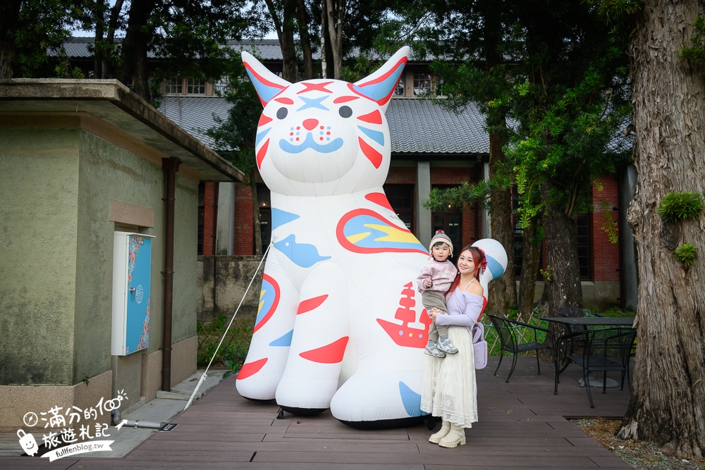 台南景點【台南山上花園水道博物館】淨水池區玩樂攻略,搭小火車遊逛日式建築~探索水道漫遊古堡之美！