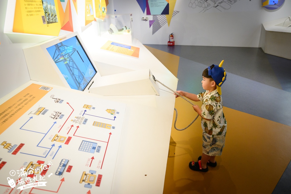 屏東景點【台電南部展示館】墾丁免門票親子景點.4D劇場.互動遊戲.雙層迴旋溜滑梯通通免費玩～探索電的世界!