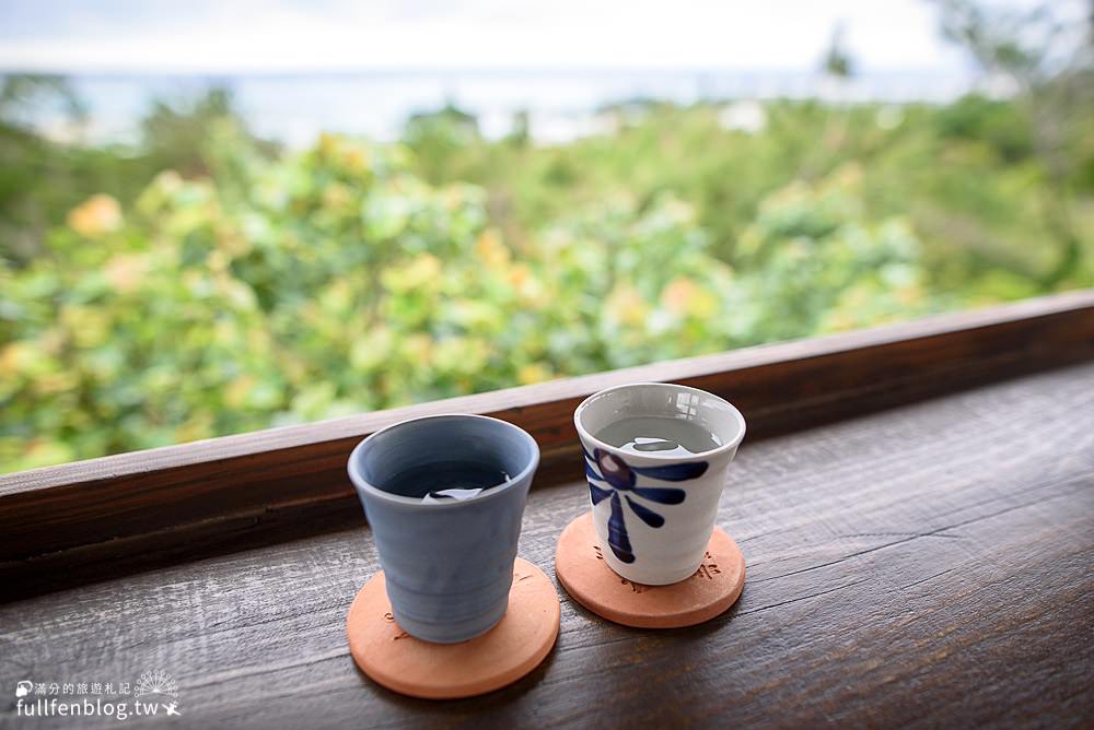 沖繩美食|土花土花Doka Doka|窯烤PIZZA.咖啡.下午茶.陶藝體驗|在地人推薦~望海咖啡廳!