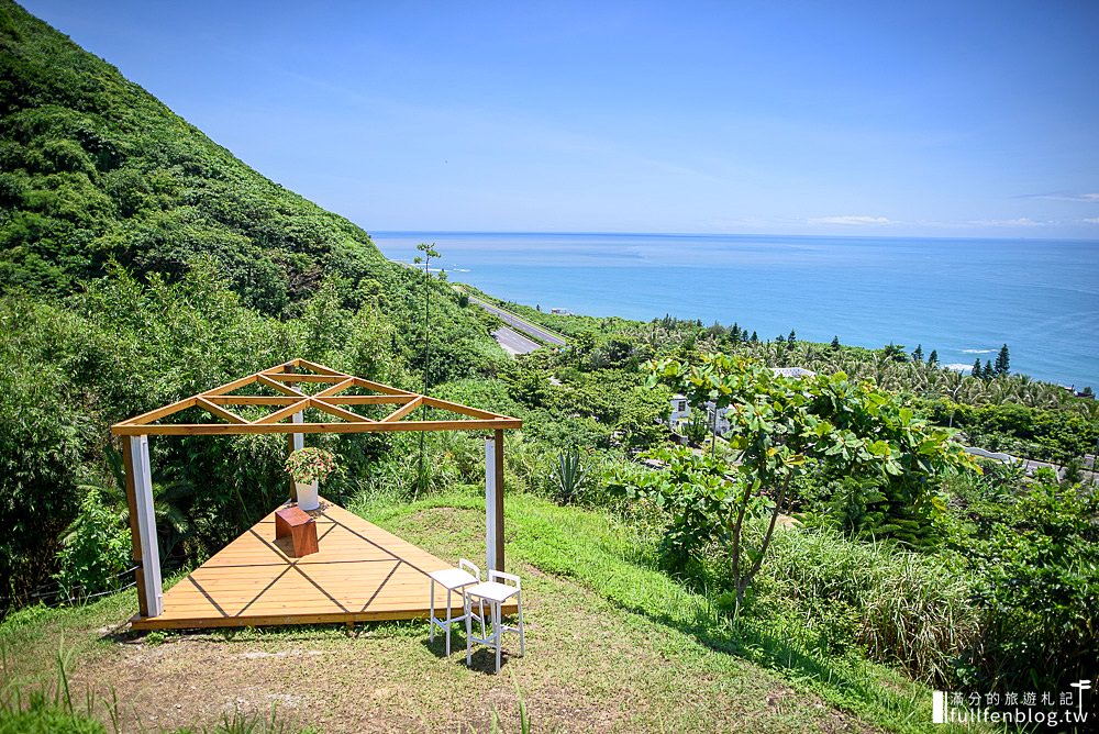 花蓮景點|山度空間|天空之境.海上鞦韆.三角帳篷,最新造景.菜單~180度海景咖啡夢幻滿分!