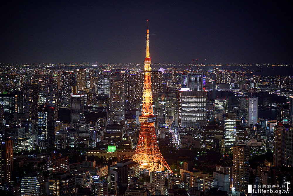 東京夜景|六本木新城展望台|最美頂樓觀景台.晴空塔.東京鐵塔一起看~座擁360度的百萬夜景!