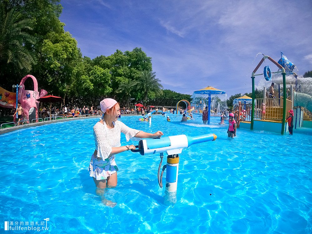 花蓮吉安景點|知卡宣綠森林親水公園(免門票)|季節限定.親子最愛~城堡樂園玩水趣!