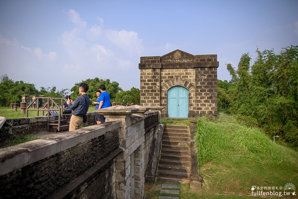台南景點|台南山上花園水道博物館.淨水池區|挑戰雲梯~漫遊古堡建築之美！