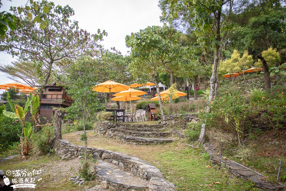 屏東三地門景點|清靜莊園|高山上的花園咖啡屋~座擁180度山巒美景!