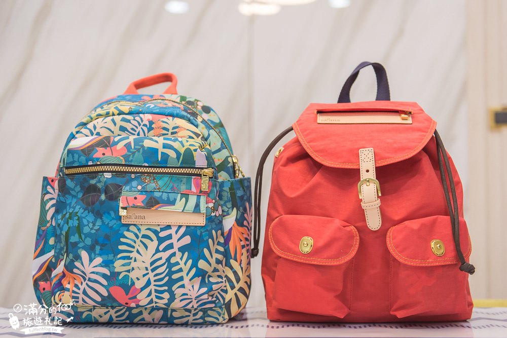 旅行包穿搭推薦|satana台灣原創袋包|超輕量.收納便利後背包|經典束口懶人包~肩膀上的輕時尚!