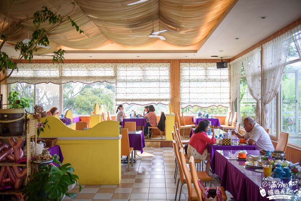 台中新社景點|新社普羅旺斯庭園餐廳|景觀餐廳.下午茶.情侶約會|療癒系綠叢林花園~森林裡的玻璃屋!