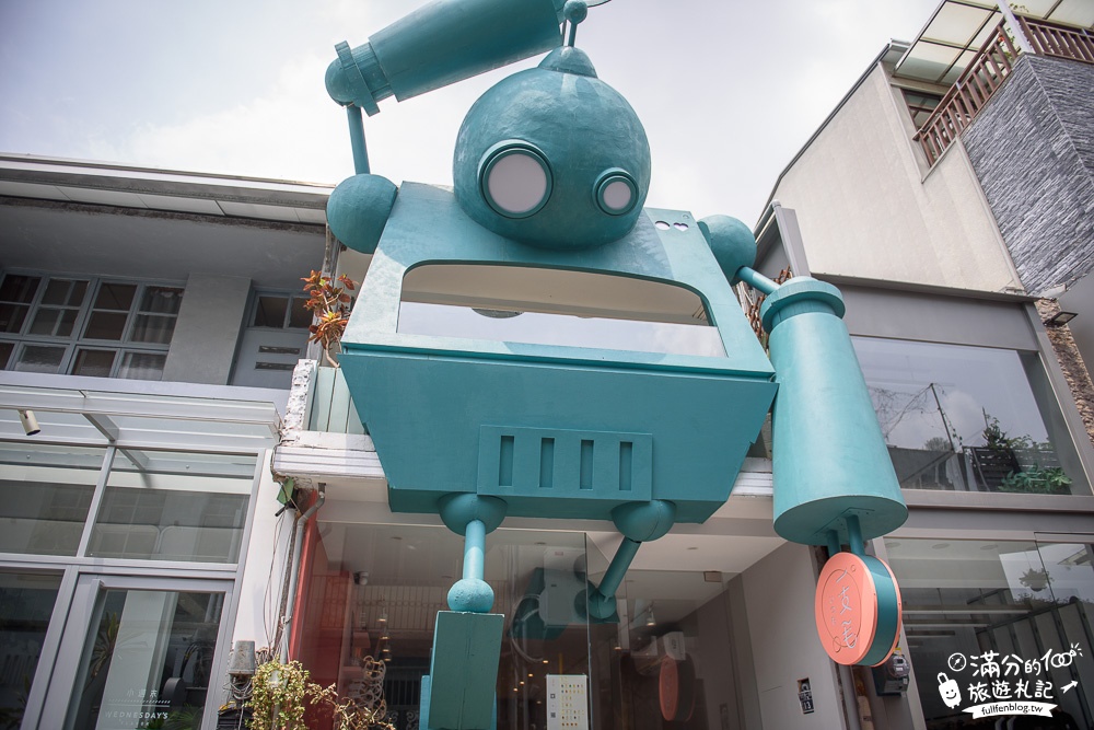 台中景點|一支毛 ITUMO.機器人主題氣泡飲料店|下午茶.情侶約會.閨蜜美拍|好吸睛~進擊的機器人!