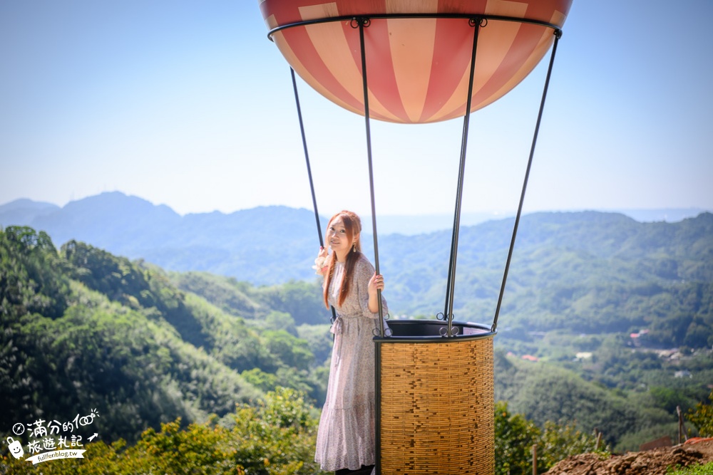 桃園復興景點|翠墨莊園|情侶約會.親子景點.下午茶.日式大鳥居|好震撼~登熱氣球飛在壯麗群山之上!