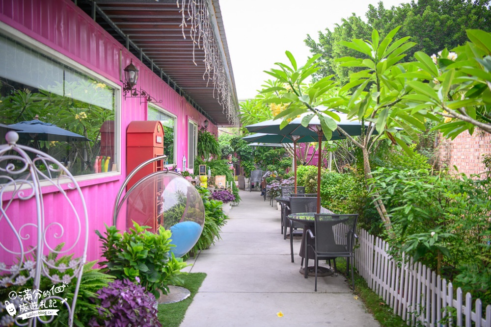 雲林西螺景點|角落很美Cafe|情侶約會.下午茶.粉紅貨櫃.透明鞦韆|超低調~西螺大橋旁的小花園!