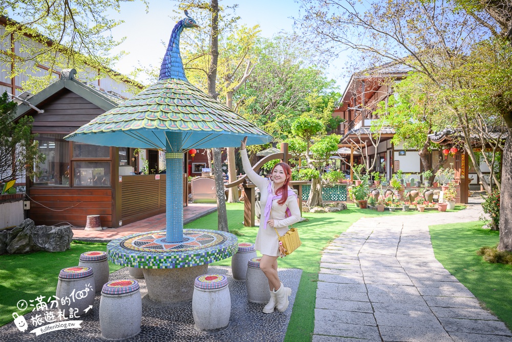 嘉義景點【板陶窯交趾剪黏工藝園區.新港板陶窯】最新恐龍王國.必玩貓咪小火車.手作DIY.趣味遊戲場~親子放電的工藝殿堂!