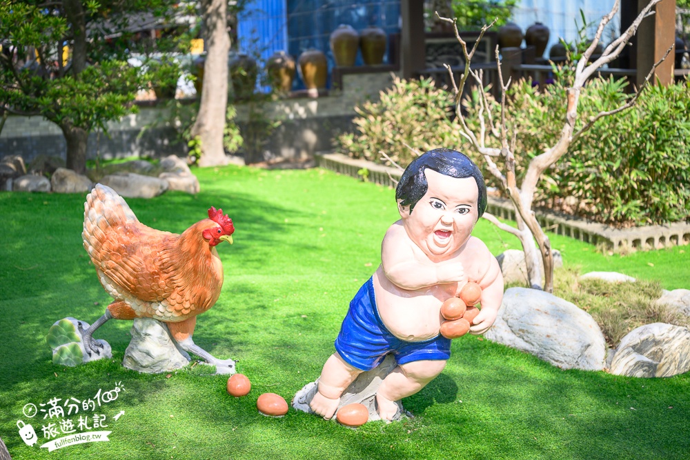 嘉義景點【板陶窯交趾剪黏工藝園區.新港板陶窯】最新恐龍王國.必玩貓咪小火車.手作DIY.趣味遊戲場~親子放電的工藝殿堂!