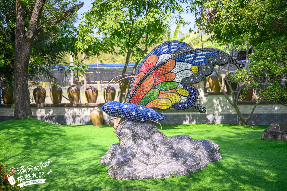 嘉義景點【板陶窯交趾剪黏工藝園區.新港板陶窯】最新恐龍王國.必玩貓咪小火車.手作DIY.趣味遊戲場~親子放電的工藝殿堂!