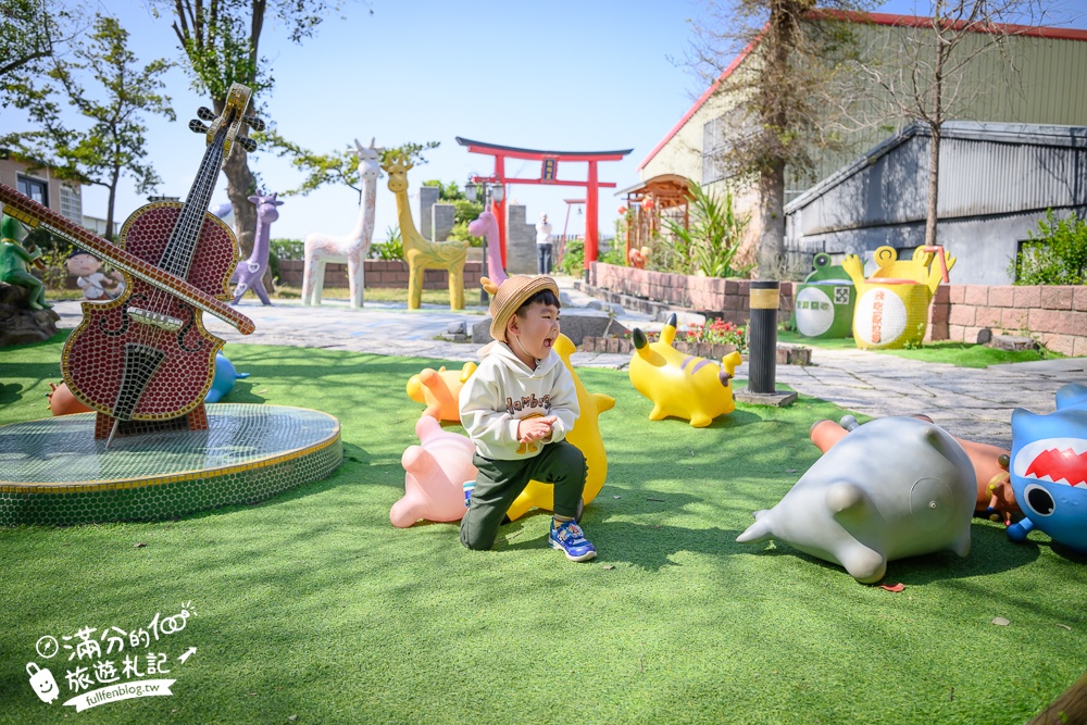 嘉義景點【板陶窯交趾剪黏工藝園區.新港板陶窯】最新恐龍王國.必玩貓咪小火車.手作DIY.趣味遊戲場~親子放電的工藝殿堂!