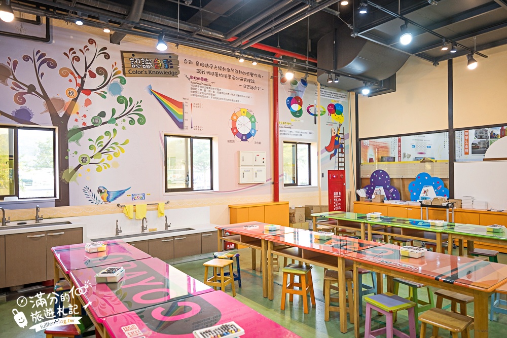 宜蘭【蜡藝蠟筆城堡】宜蘭蠟筆觀光工廠.亞洲室內最狂８樓高彩虹溜滑梯.蠟筆超人太吸睛啦!