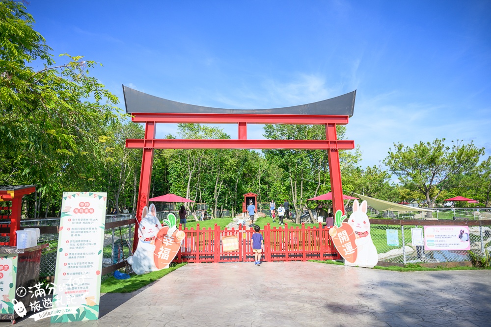 雲林虎尾【澄霖沉香味道森林館】雲林最新兔子神社.能餵兔餵羊和梅花鹿,必拍夢幻湖愛心島!