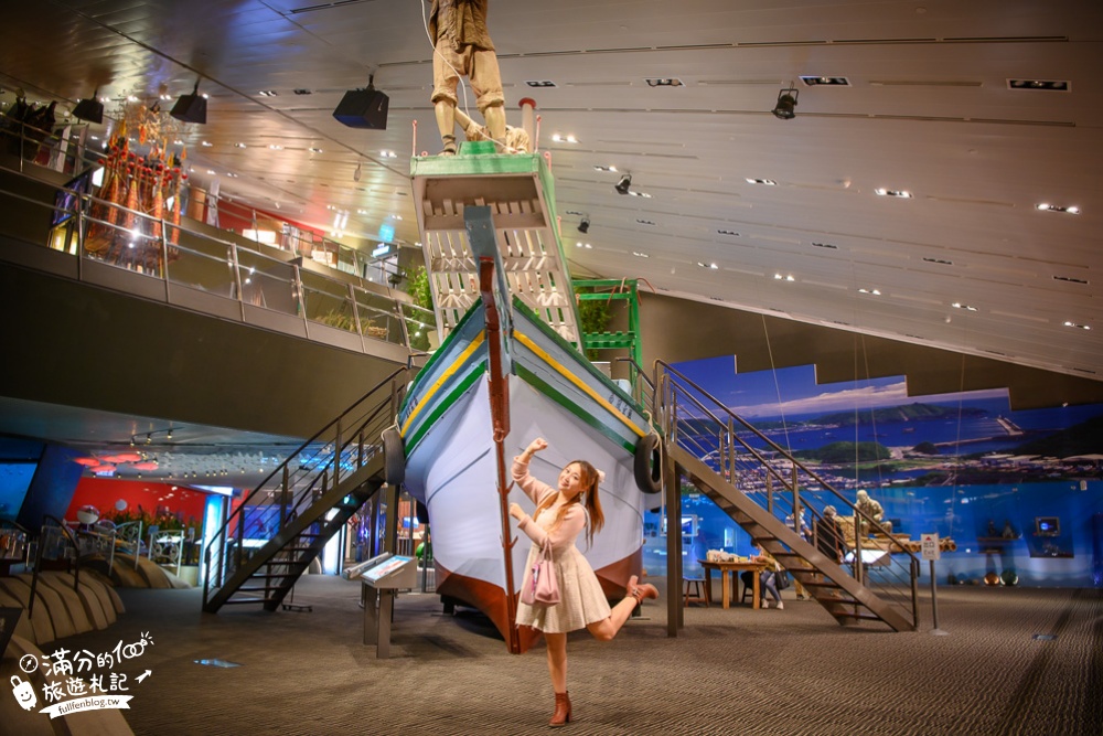 宜蘭頭城景點|蘭陽博物館|水上的烏龜島|逛展覽.看龜山島.考古體驗|好震撼~漁獲大船入港啦!