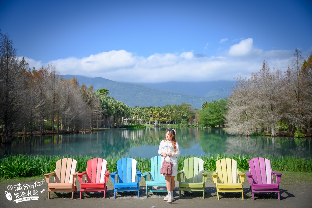 花蓮景點|雲山水植物農場|彩虹椅.摩艾石像.跳石瀑布|比仙境更夢幻，東台灣最美山光水色!