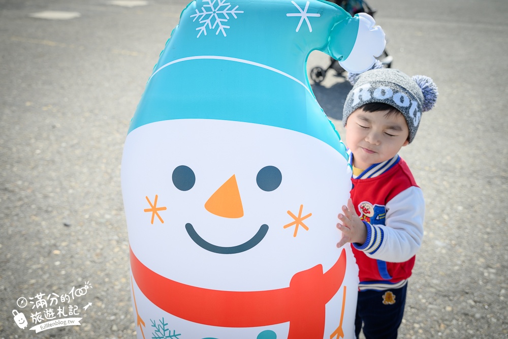 【2025七股鹽山】最新6米高吃冰雪人吉祥物超療癒,台南鹽山雪鹽祭開跑!
