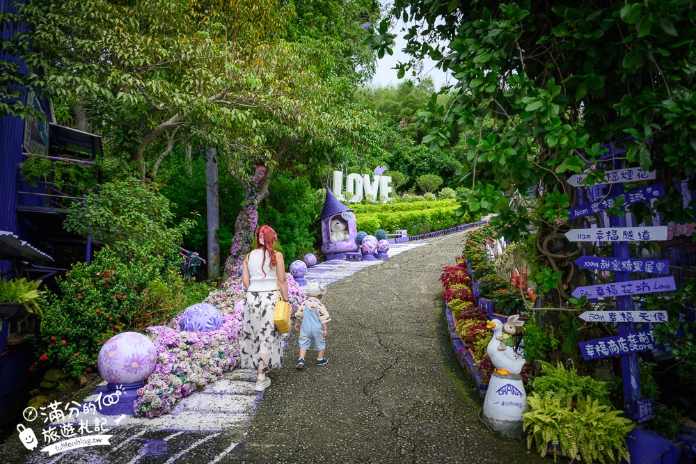 苗栗【噢哈娜咖啡屋】2025最新門票&菜單資訊,苗栗最美紫色莊園.必拍紫色傘海和波波球~西湖最強大的紫色王國!