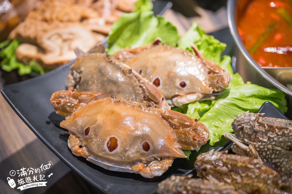 林口和牛火鍋放題推薦【巴適經典麻辣鍋林口店】秋蟹.酸菜魚放題吃到飽,超過60種頂級食材.免收服務費超狂!