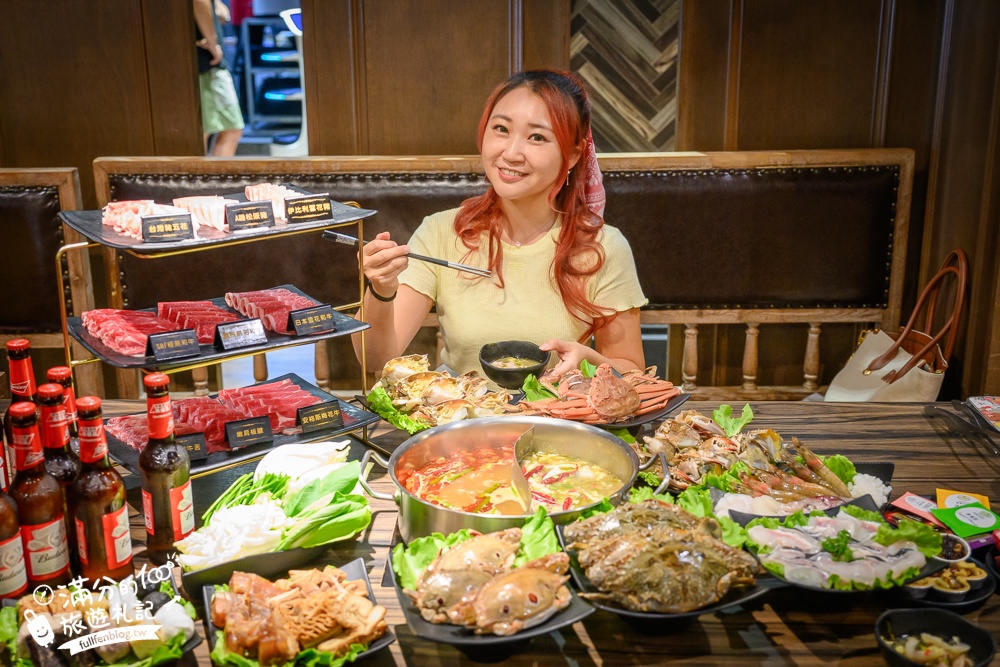 林口和牛火鍋放題推薦【巴適經典麻辣鍋林口店】秋蟹.酸菜魚放題吃到飽,超過60種頂級食材.免收服務費超狂!