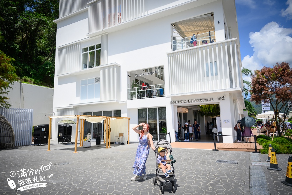 南投新景點【日月町商場】埔里最新複合式商場,純白色建築好療癒,搭配繽紛氣球屋好逛好拍還能尋寶購物!