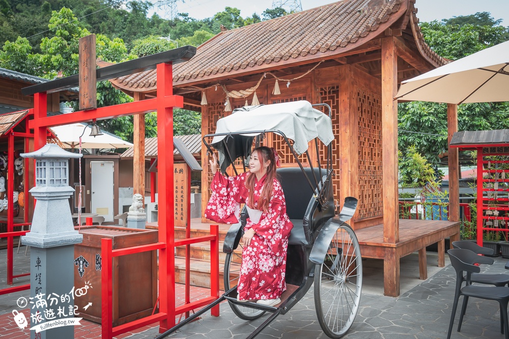 南投新景點【車埕町】水里最新鳥居日式聚落,穿和服.坐人力車,逛市集,玩拍車埕神社!