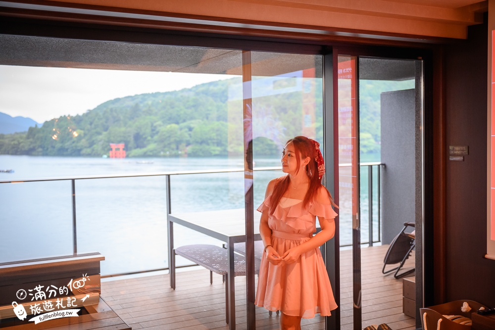 【箱根住宿推薦】Rakuten STAY FUJIMI TERRACE 箱根蘆ノ湖,房間就能泡溫泉.看富士山.煙火和海賊船!