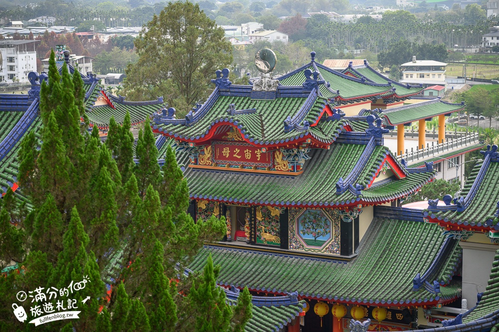 南投埔里必遊【寶湖宮天地堂地母廟】台版青瓦台這樣拍,超壯觀的連綿樓閣,恍如闖入古代皇宮!