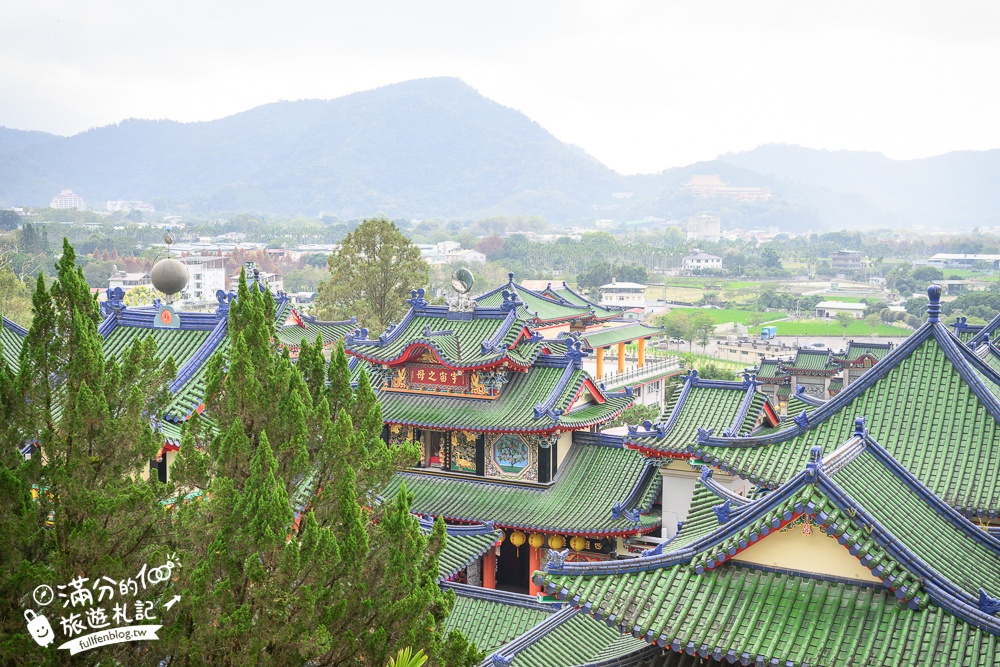 南投埔里必遊【寶湖宮天地堂地母廟】台版青瓦台這樣拍,超壯觀的連綿樓閣,恍如闖入古代皇宮!
