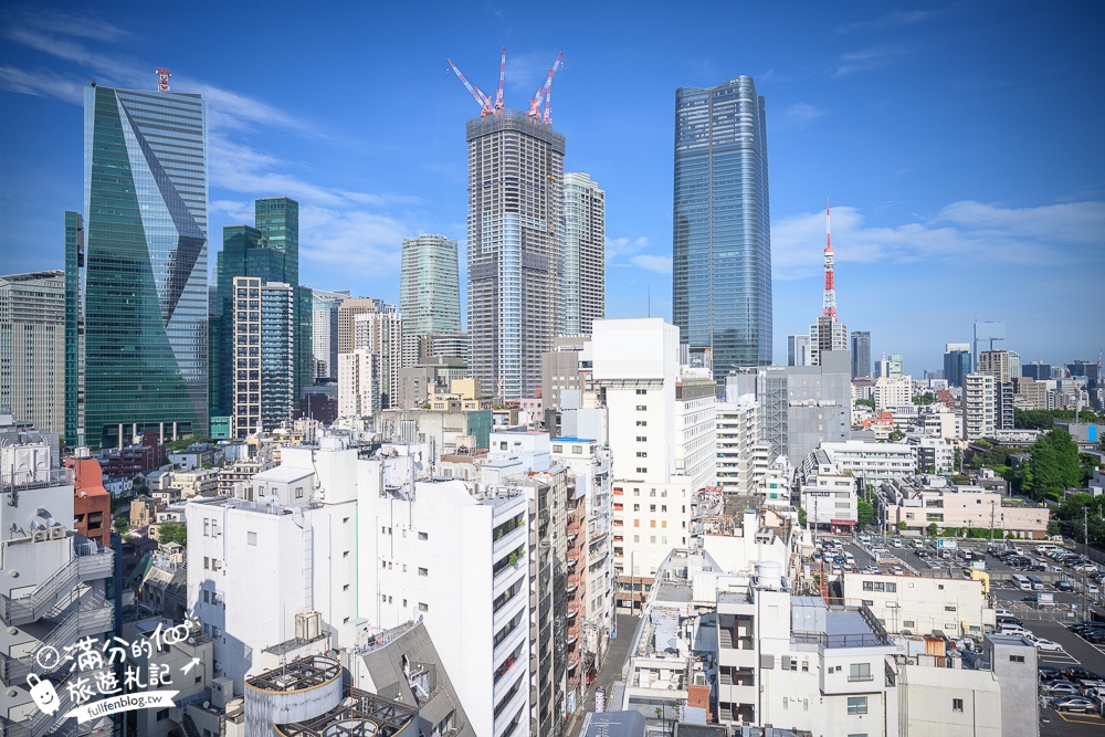 東京住宿推薦【東京六本木Candeo飯店】六本木優質住宿.近六本木地鐵站.能看東京鐵塔.高空SPA浴池好享受!