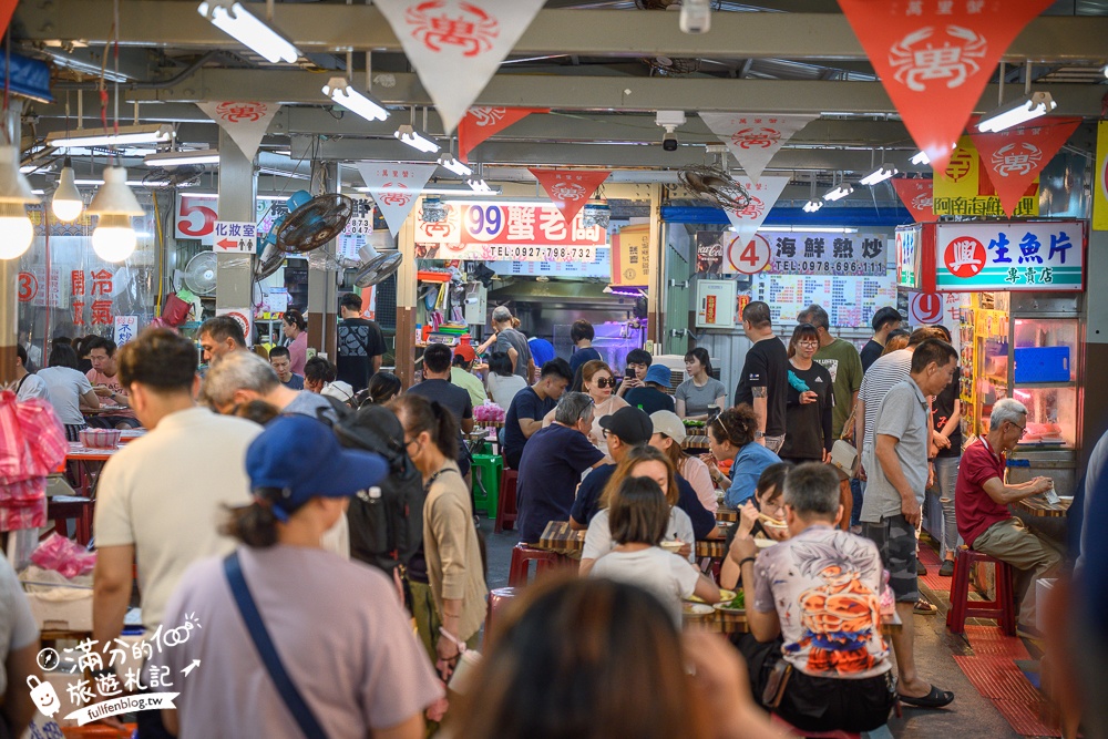龜吼漁港必逛【龜吼漁夫市集】秋蟹季必吃萬里蟹,平價生魚片.代客料理海鮮,玩拍巨無霸螃蟹王!