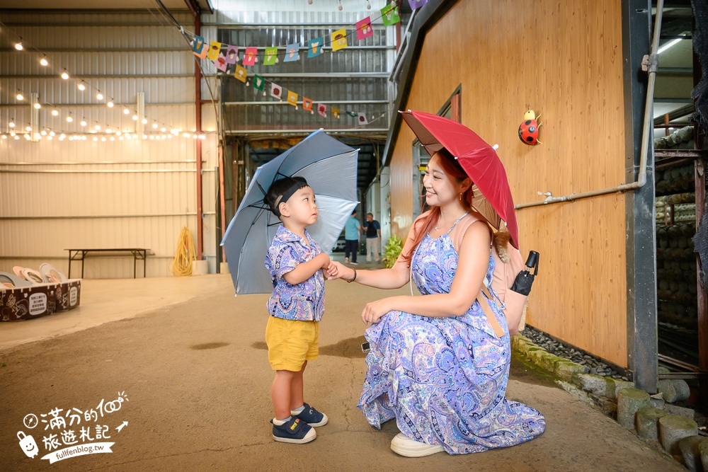 南投【豐年農場】埔里豐年靈芝菇類生態農場,免門票香菇主題休閒農場,體驗當菇農採菇.手作香菇披薩好好玩!