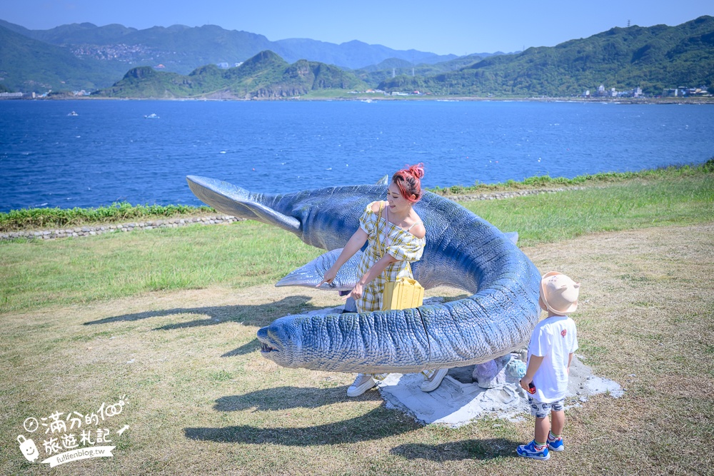【基隆AR恐龍生態園區】全台首座海景侏羅紀公園,仿真實體大恐龍出沒,望山看海和基隆嶼超震撼!