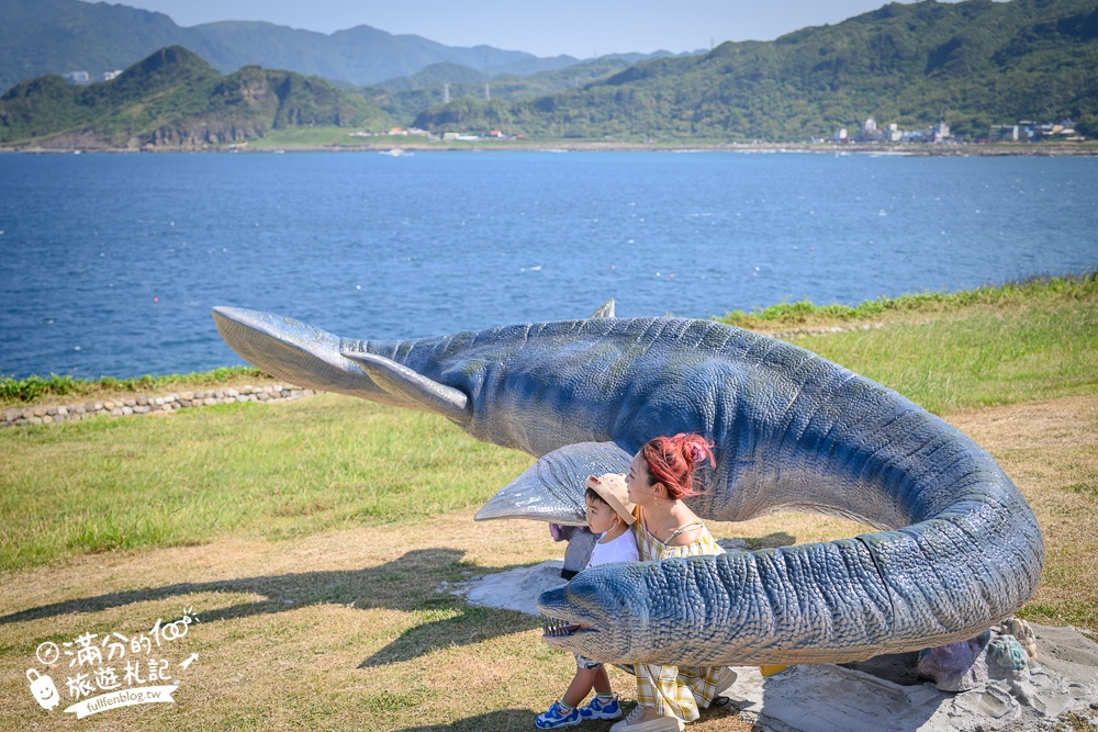 【基隆AR恐龍生態園區】全台首座海景侏羅紀公園,仿真實體大恐龍出沒,望山看海和基隆嶼超震撼!