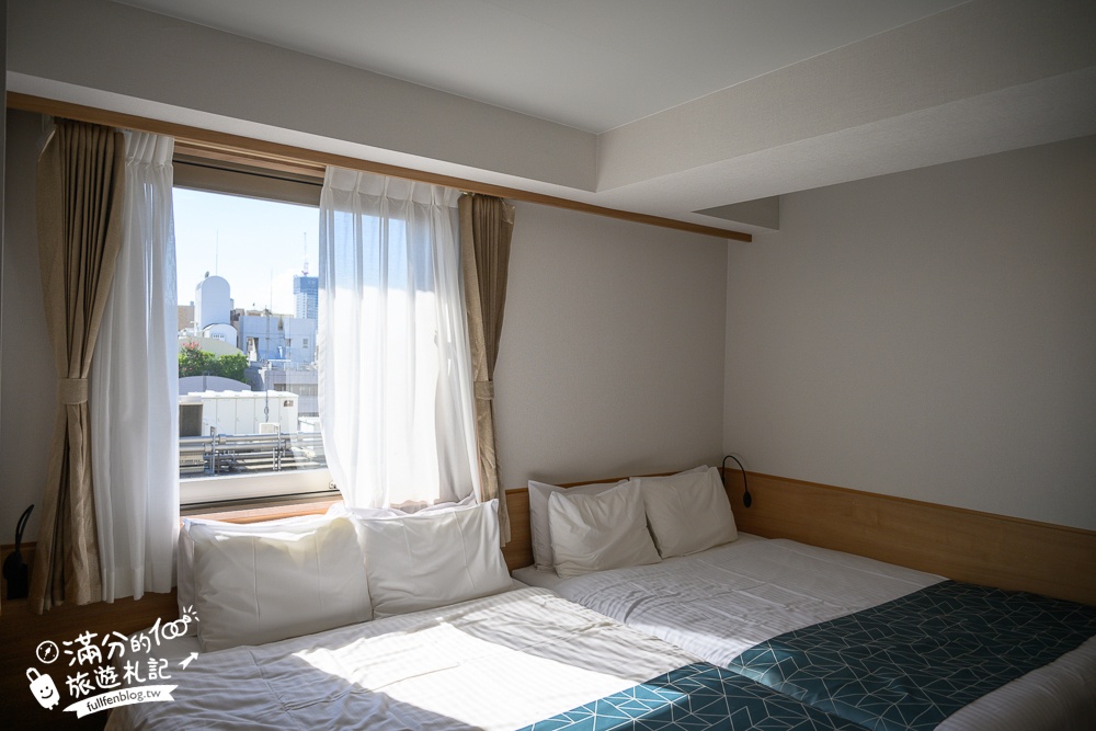 大阪住宿推薦【大阪橋樑酒店心齋橋】3分鐘步行到心齋橋車站,近大丸心齋橋,拉麵啤酒免費吃到飽!