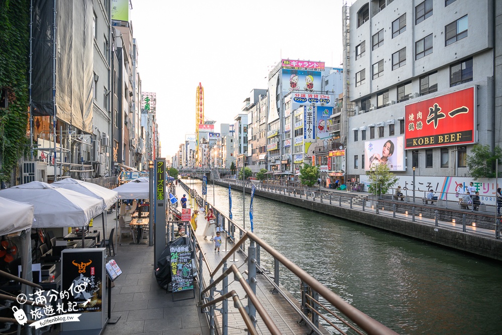 【大阪道頓堀觀光遊艇 Wonder Cruise】大阪跑跑人道頓堀格力高標誌最佳拍照點,乘船吹風喝啤酒拍美照超好玩!